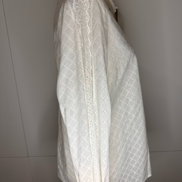 COACH Blouse  dentelle classique et romantique crème - Picture 4 of 12